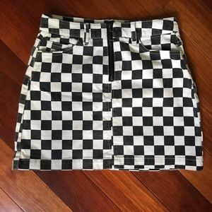 Urban Outfitters checkered skirt